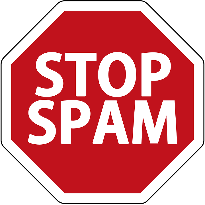 Spam forbidden